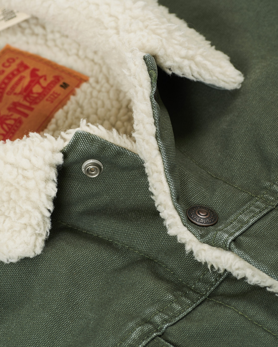 Herr | Jackor | Levi's | Type III Sherpa Trucker Thyme