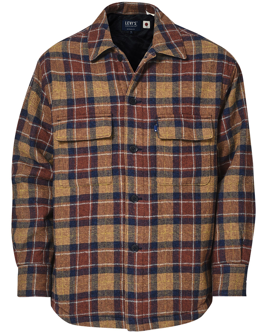 Herr | Jackor | Levi's Made & Crafted | Padded Overshirt Plaid Moj