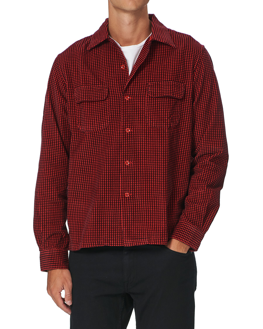 Herr | Skjortor | Levi's Vintage Clothing | Deluxe Check Shirt Dogtooth Red