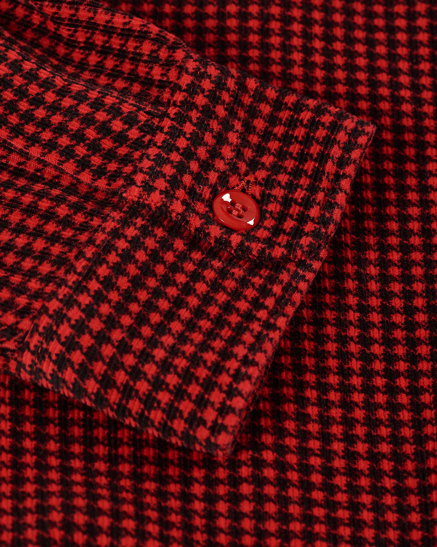 Herr | Skjortor | Levi's Vintage Clothing | Deluxe Check Shirt Dogtooth Red