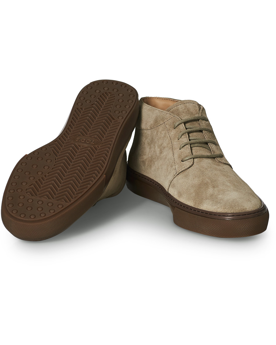 Herr | Tod's Cassetta Chukka Boot Olive Suede | Tod's | Cassetta Chukka Boot Olive Suede