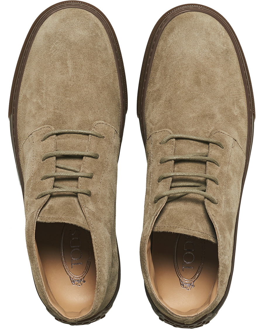 Herr | Tod's Cassetta Chukka Boot Olive Suede | Tod's | Cassetta Chukka Boot Olive Suede