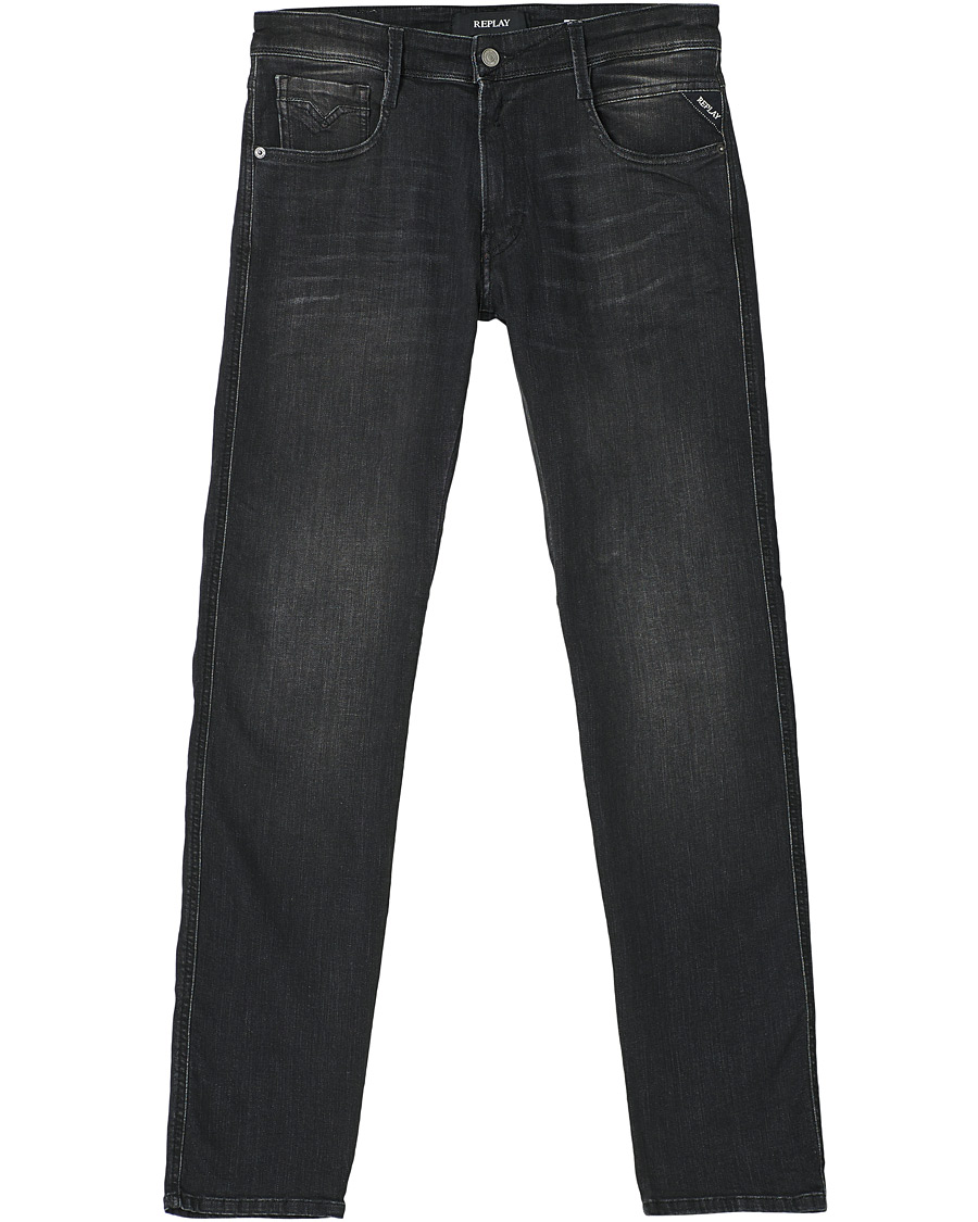 Herr | Jeans | Replay | Anbass Power Stretch Jeans Black