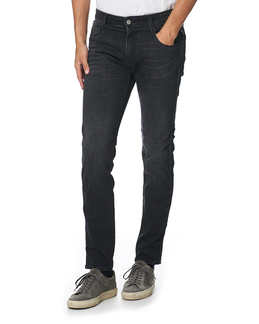 Herr | Jeans | Replay | Anbass Power Stretch Jeans Black