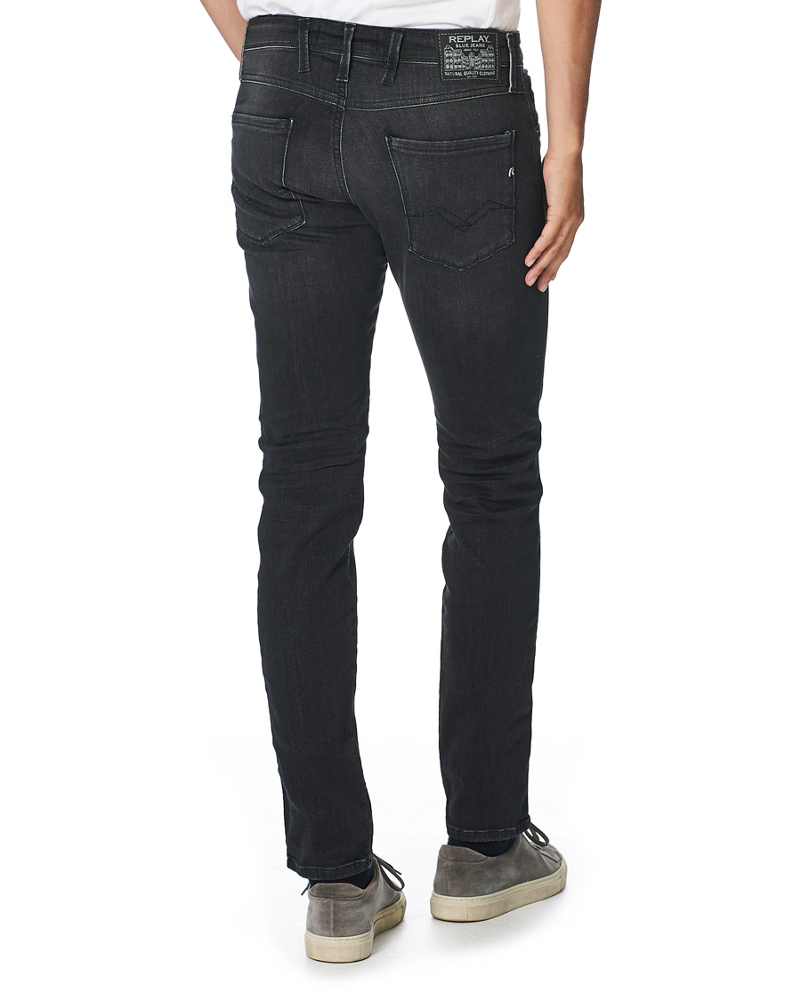 Herr | Jeans | Replay | Anbass Power Stretch Jeans Black