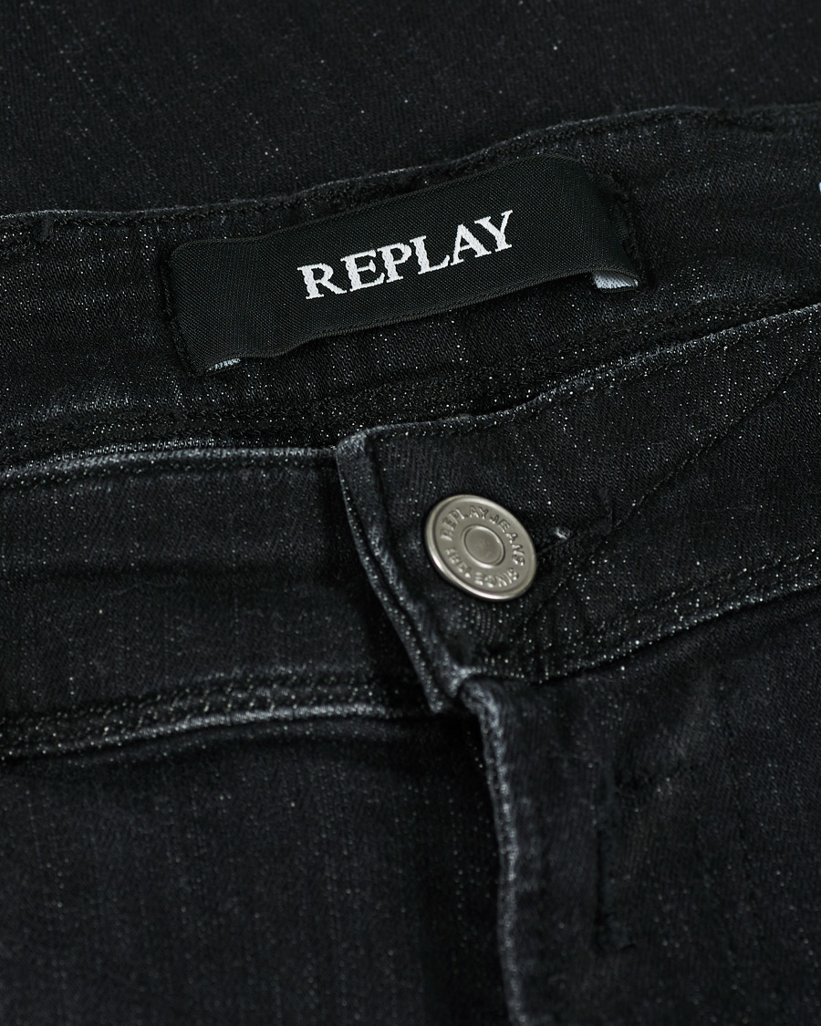 Herr | Jeans | Replay | Anbass Power Stretch Jeans Black