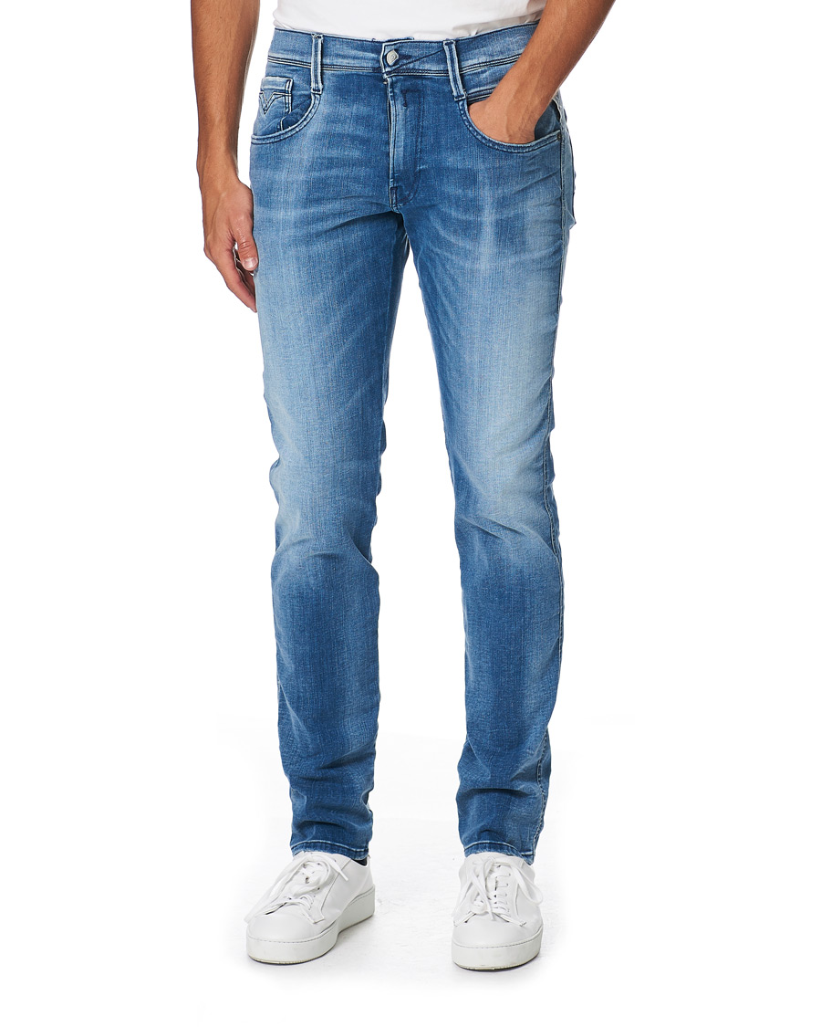 Herr | Jeans | Replay | Anbass Hyperflex Re-Used Jeans Light Blue