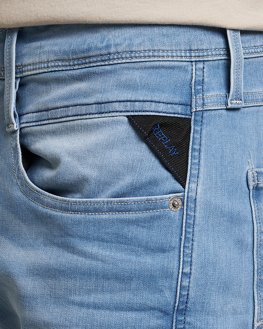 Herr | Jeans | Replay | Anbass Hyperflex X-Lite Jeans Light Blue