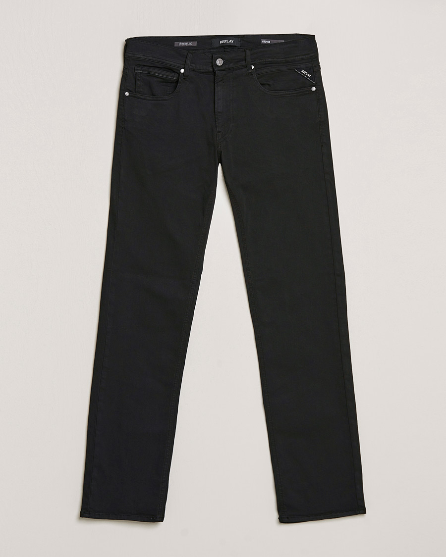Herr | Jeans | Replay | Grover Hyperflex Jeans Black