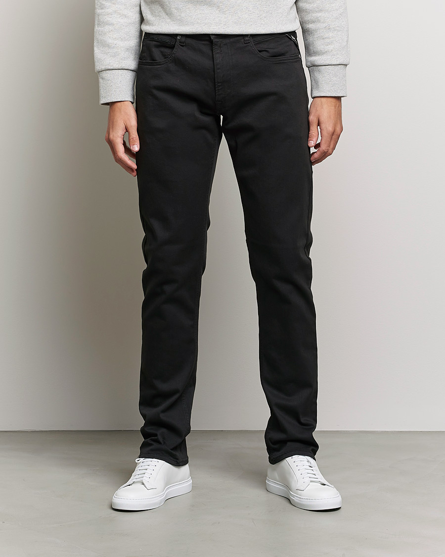 Herr | Jeans | Replay | Grover Hyperflex Jeans Black
