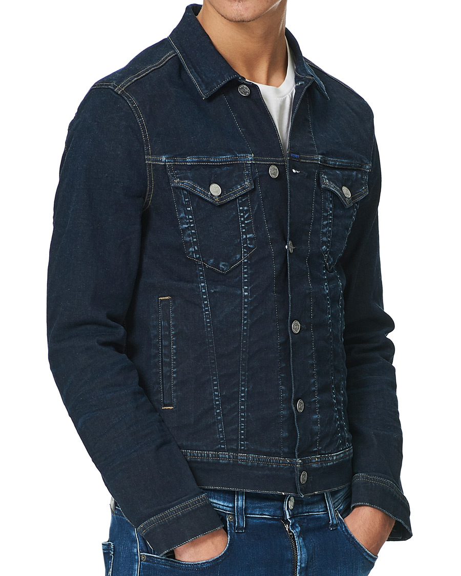 Herr | Jackor | Replay | Denim Jacket Dark Blue