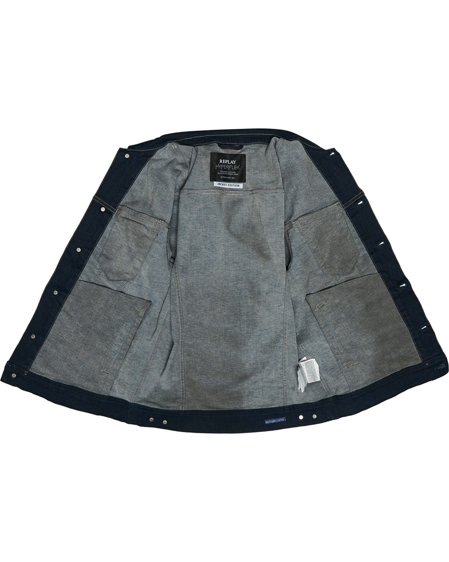 Herr | Jackor | Replay | Denim Jacket Dark Blue
