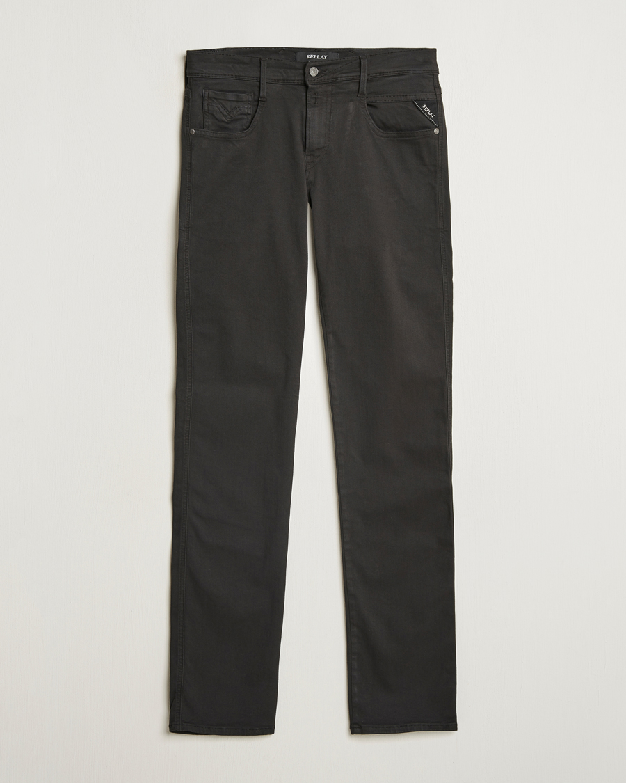 Herr | Byxor | Replay | Anbass Hyperflex X.Lite 5-Pocket Pants Black