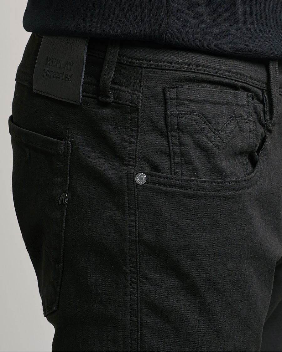 Herr | Byxor | Replay | Anbass Hyperflex X.Lite 5-Pocket Pants Black