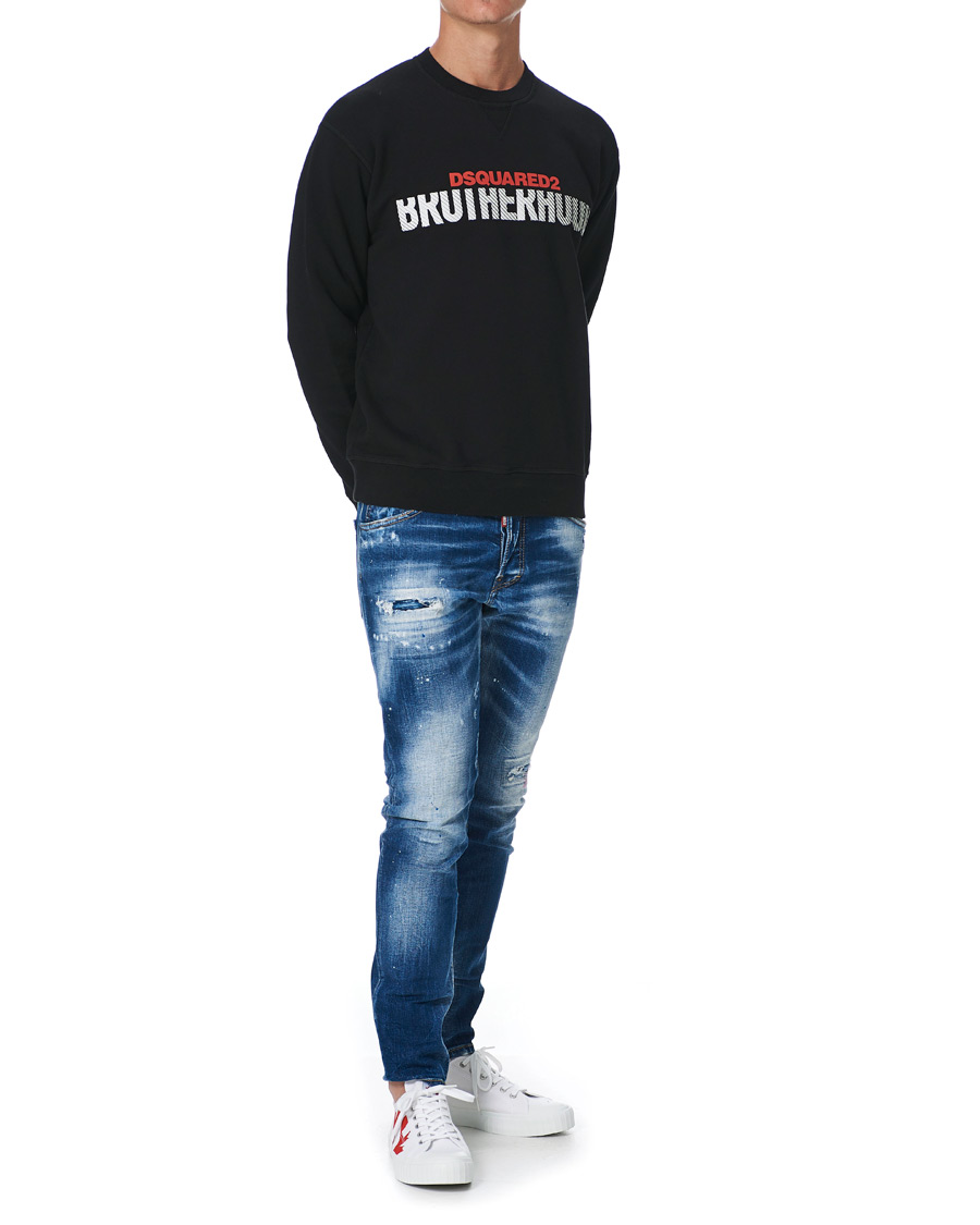 Herr | Tröjor | Dsquared2 | Brotherhood Sweatshirt Black