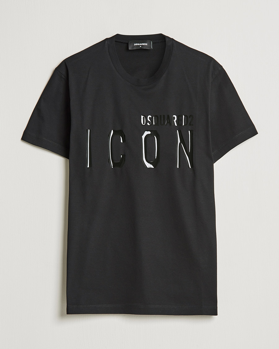Herr | T-Shirts | Dsquared2 | Icon Tonal Logo Tee Black