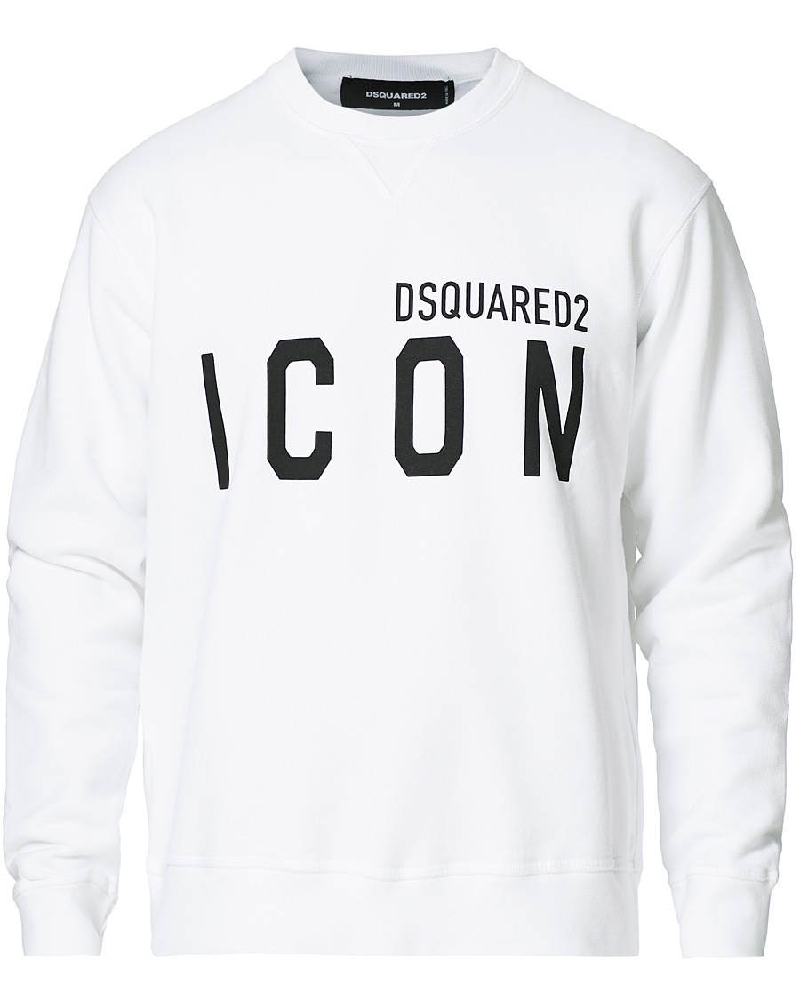 Herr | Tröjor | Dsquared2 | Icon Logo Sweatshirt White