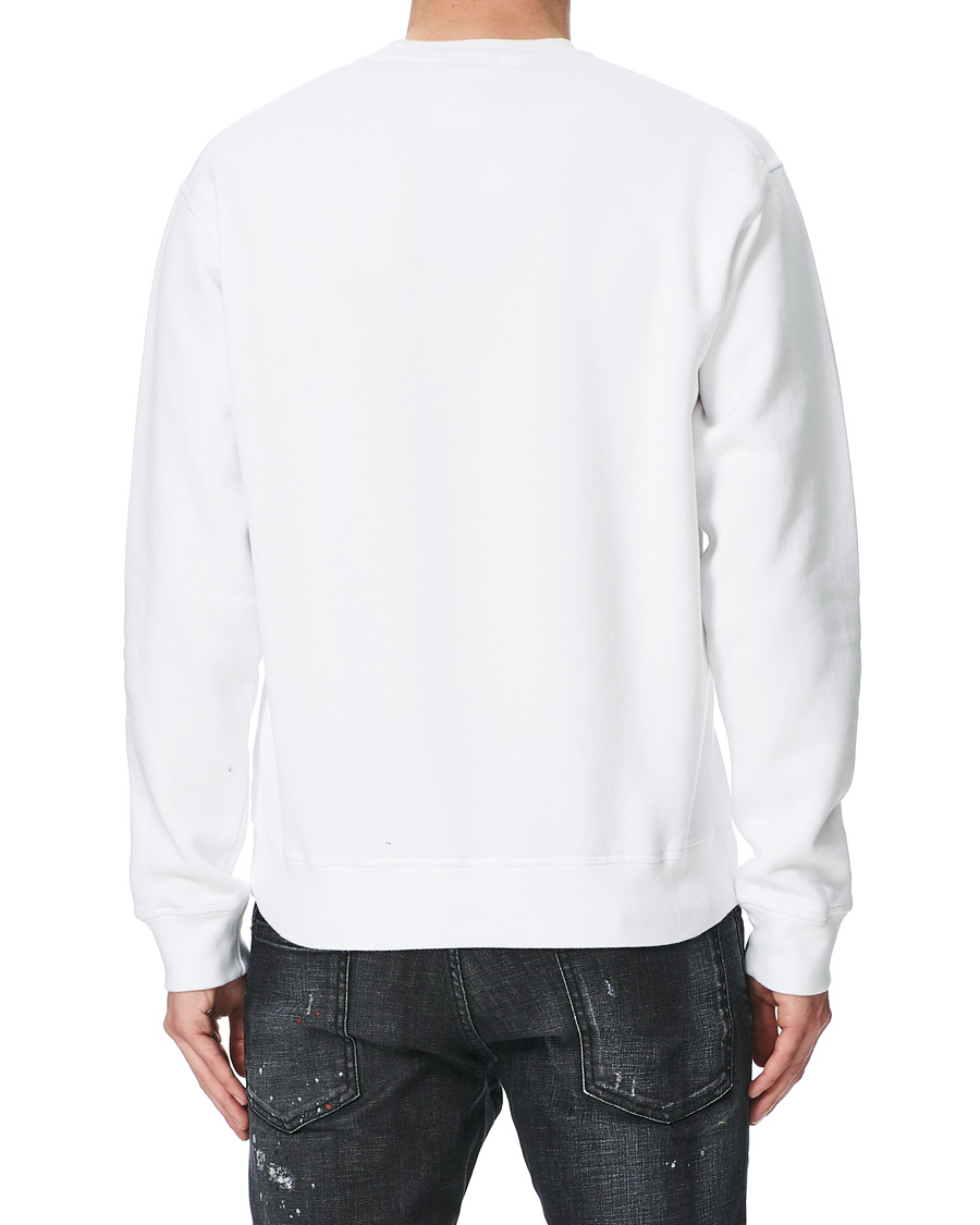 Herr | Tröjor | Dsquared2 | Icon Logo Sweatshirt White