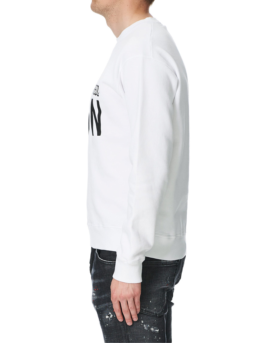 Herr | Tröjor | Dsquared2 | Icon Logo Sweatshirt White
