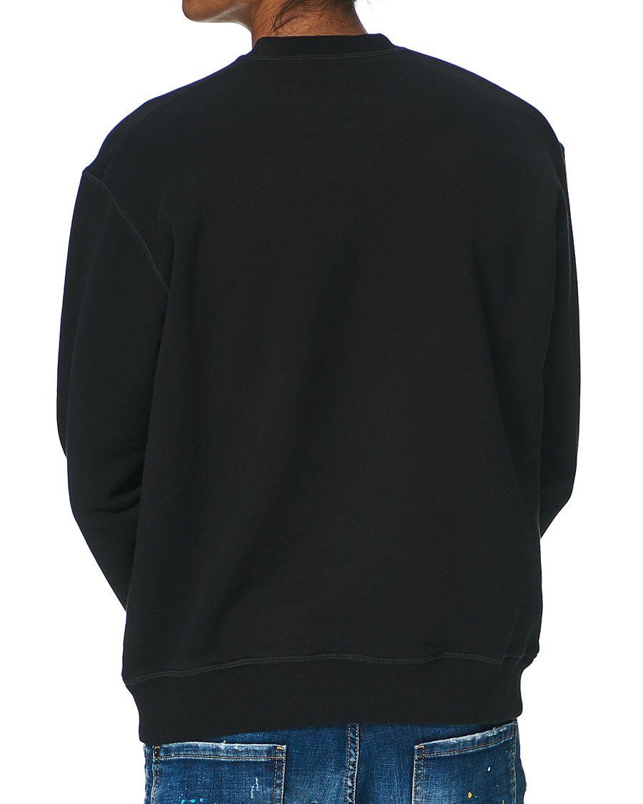 Herr | Tröjor | Dsquared2 | Cool Fit Icon Vert Sweatshirt Black