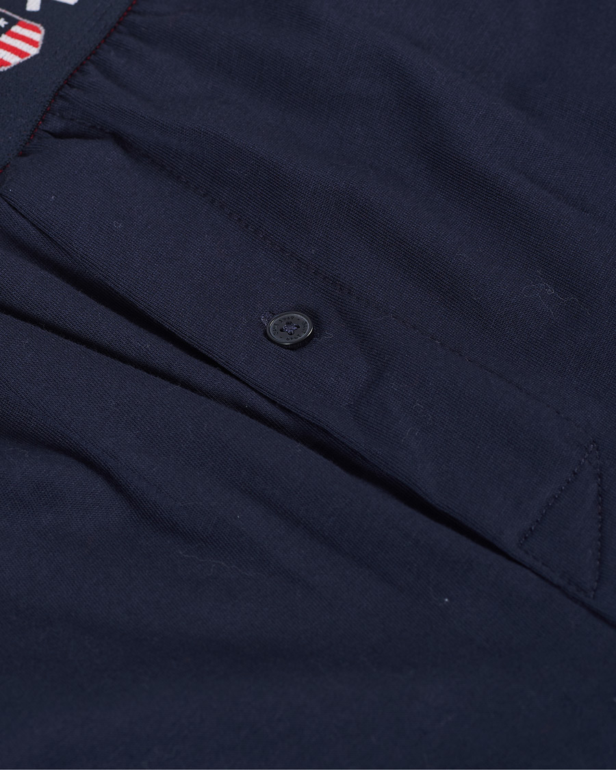 Herr | Byxor | GANT | Retro Shield Jersey Pants Evening Blue