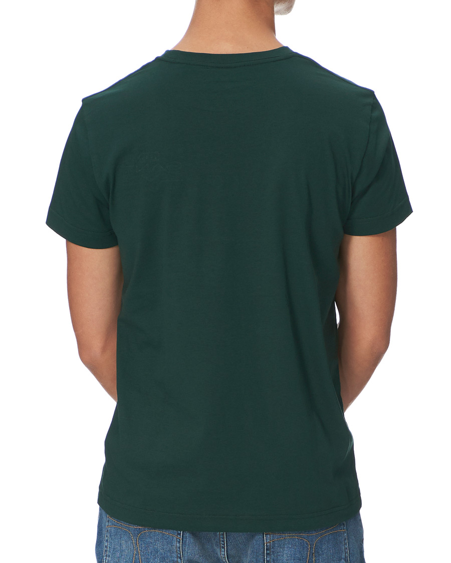 Herr | T-Shirts | GANT | Archive Shield Logo Crew Neck Tee Tartan Green