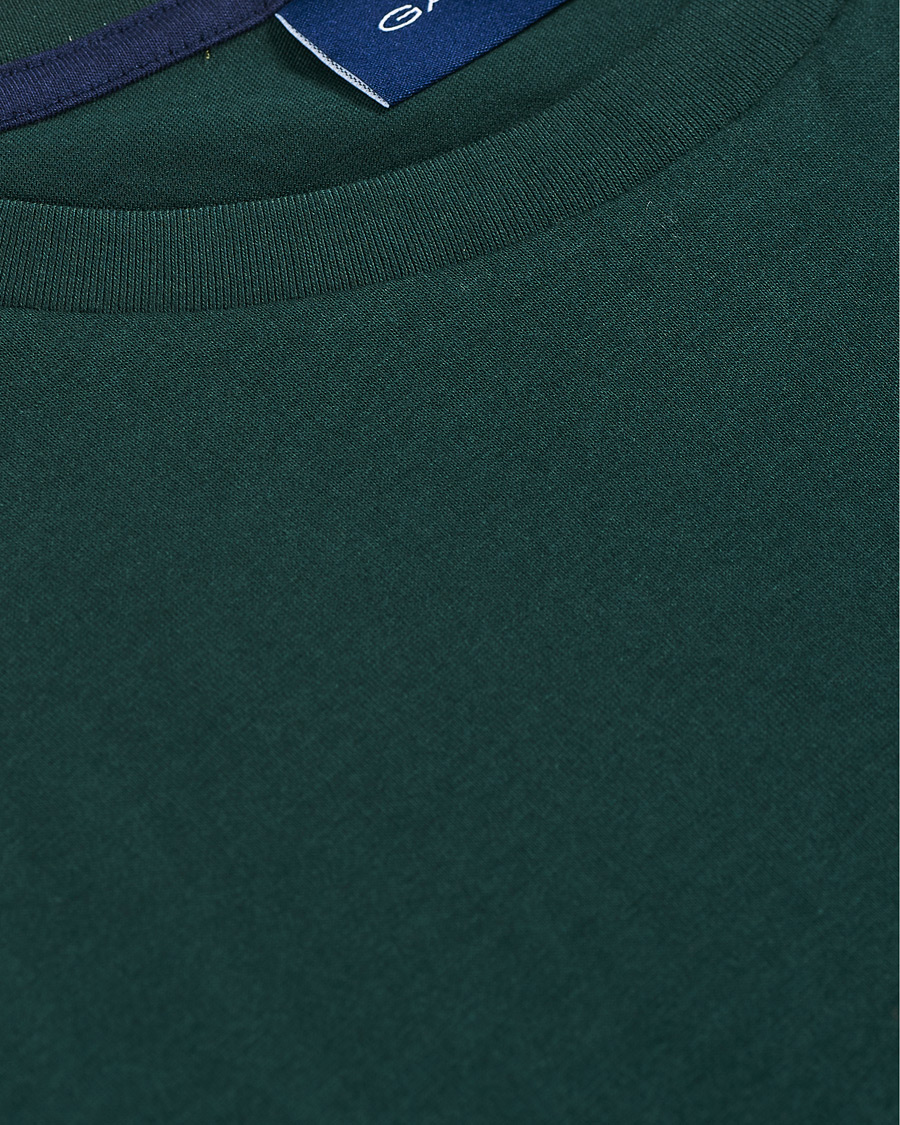 Herr | T-Shirts | GANT | Archive Shield Logo Crew Neck Tee Tartan Green