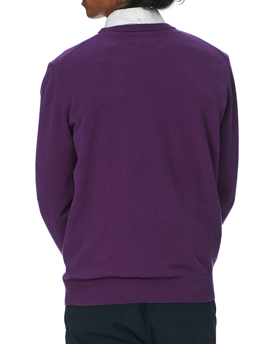 Herr | Tröjor | GANT | Lambswool Crew Neck Pullover Imperial Purple
