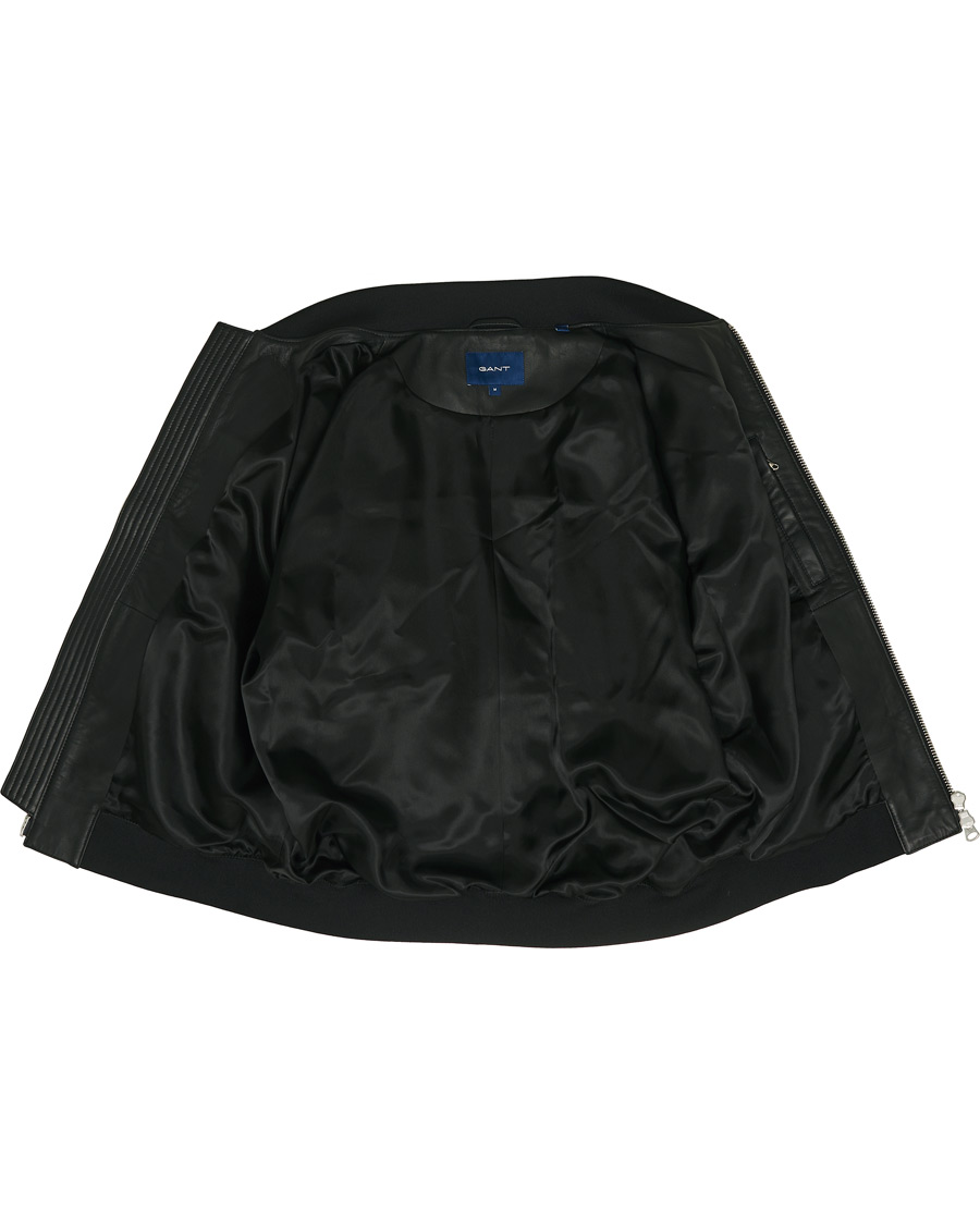 Herr | Jackor | GANT | Light Leather Jacket Black