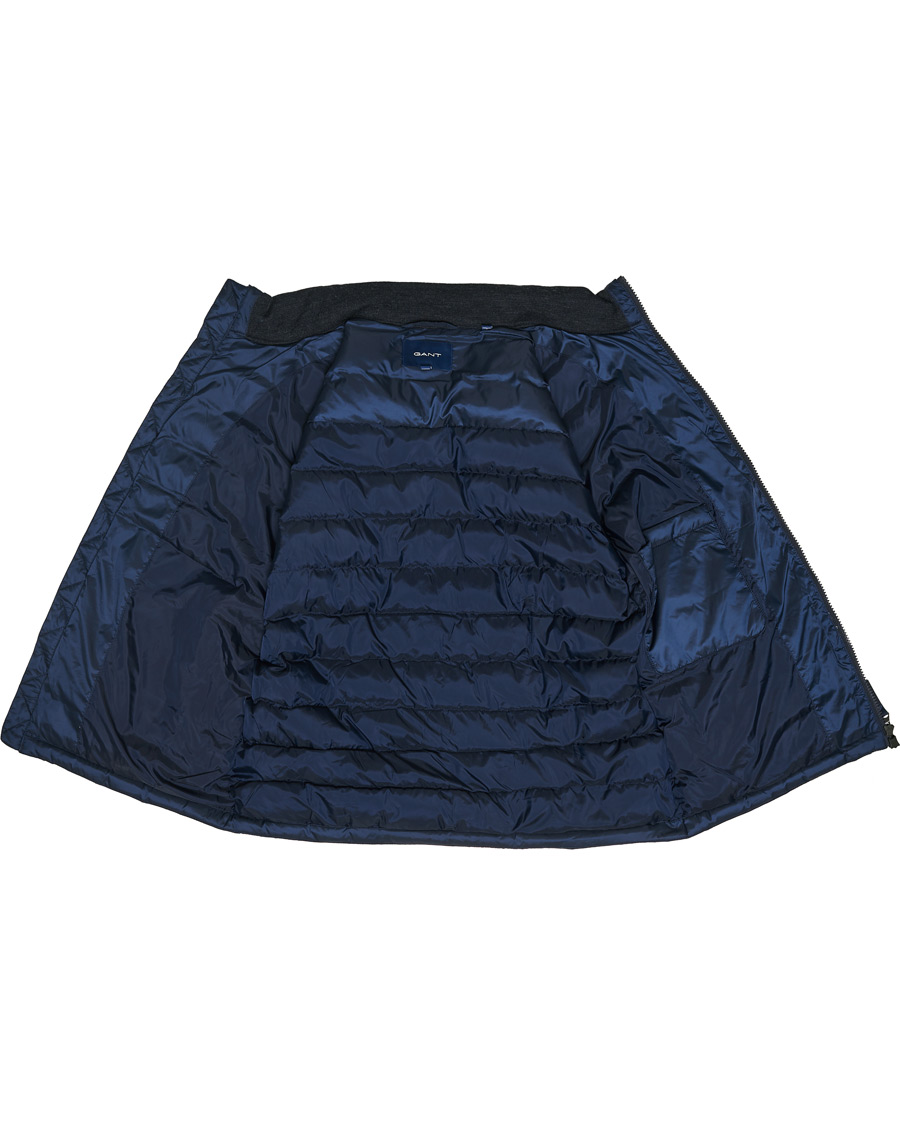 Herr | Jackor | GANT | Hybrid Down Jacket Evening Blue