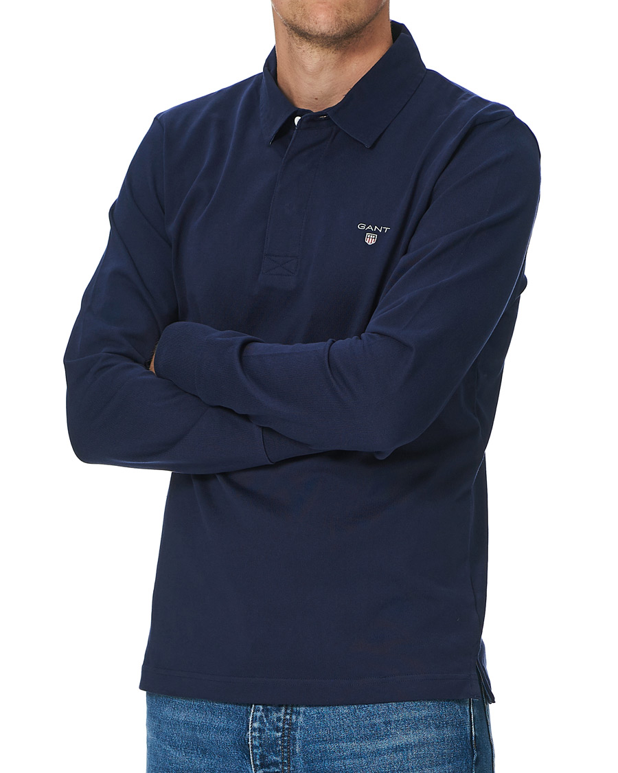 Herr | Tröjor | GANT | Original Heavy Rugger Evening Blue