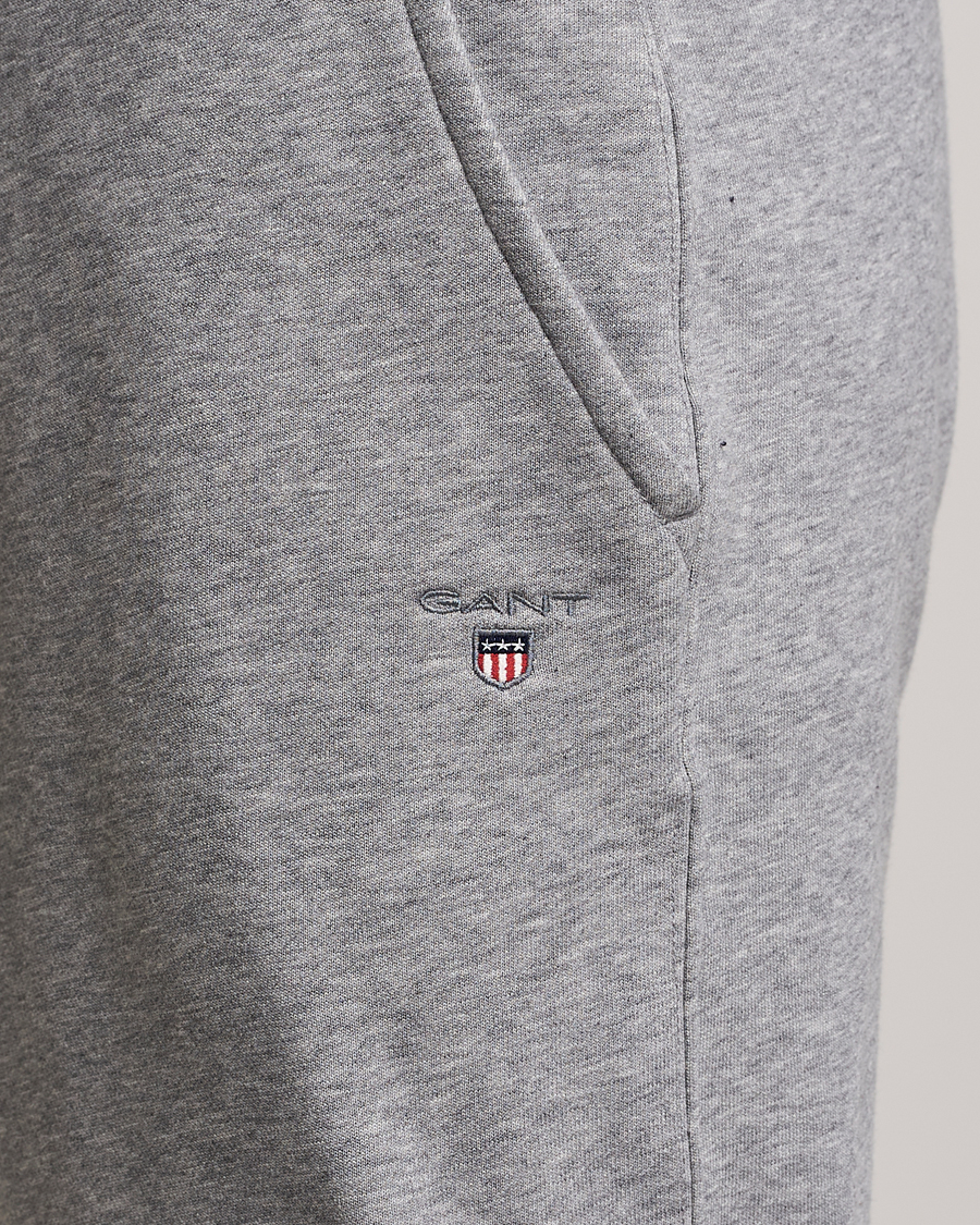 Herr | Byxor | Gant | Original Sweatpants Grey Melange