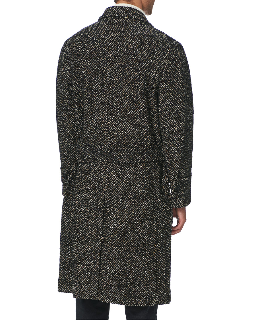 Herr | Jackor | GANT | The Herringbone Coat Black