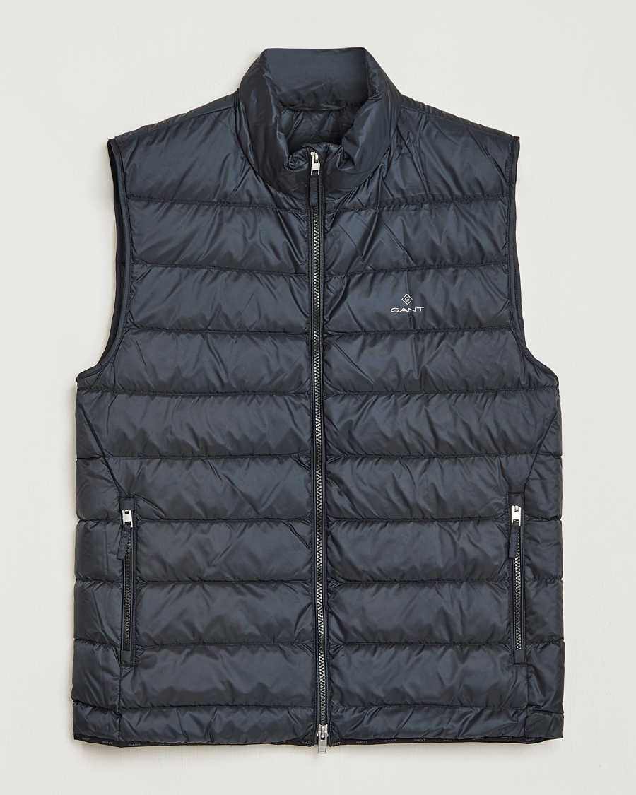 Herr | Västar | GANT | The Light Down Gilet Black