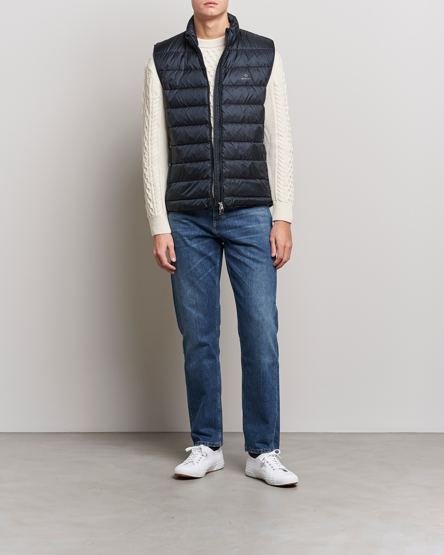 Herr | Västar | GANT | The Light Down Gilet Black