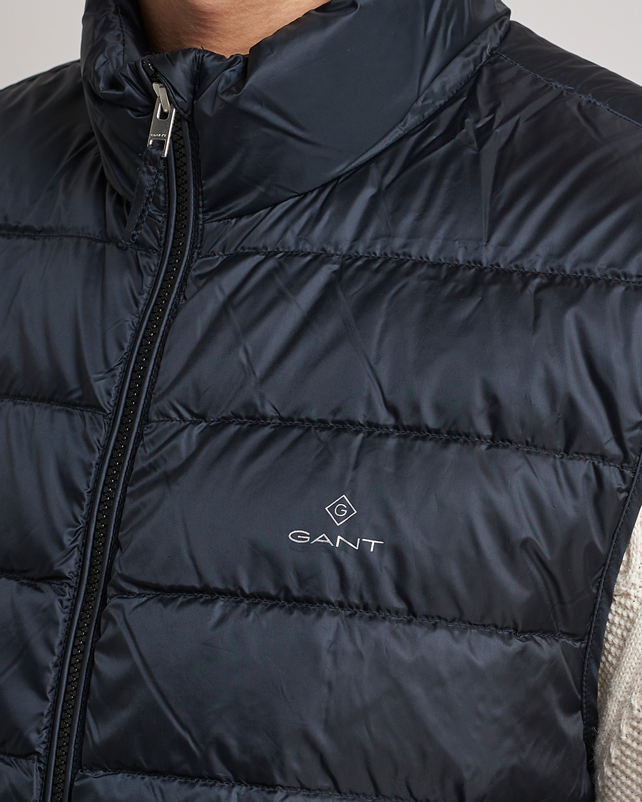 Herr | Västar | GANT | The Light Down Gilet Black