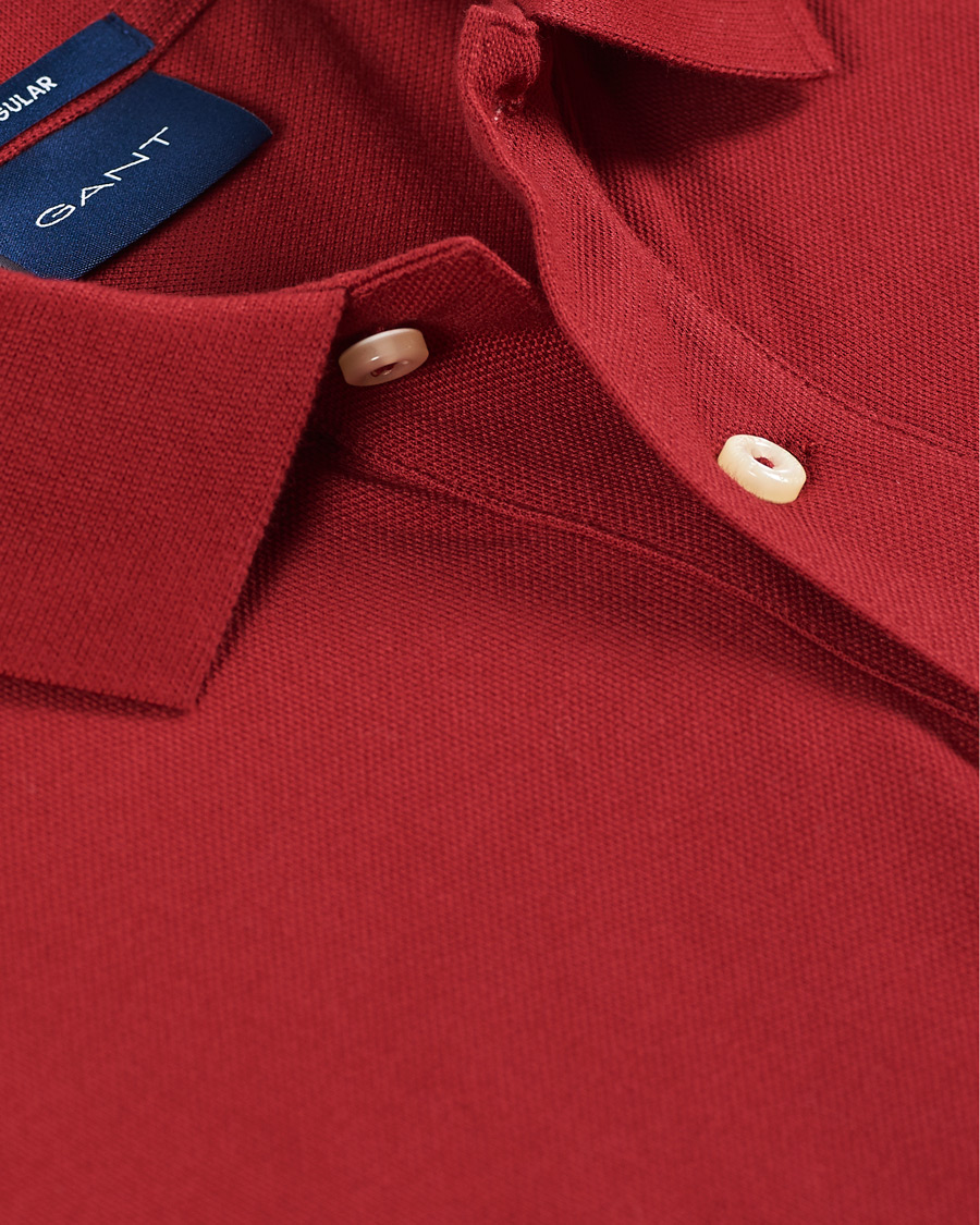 Herr | Pikéer | GANT | The Original Polo Mahogany Red