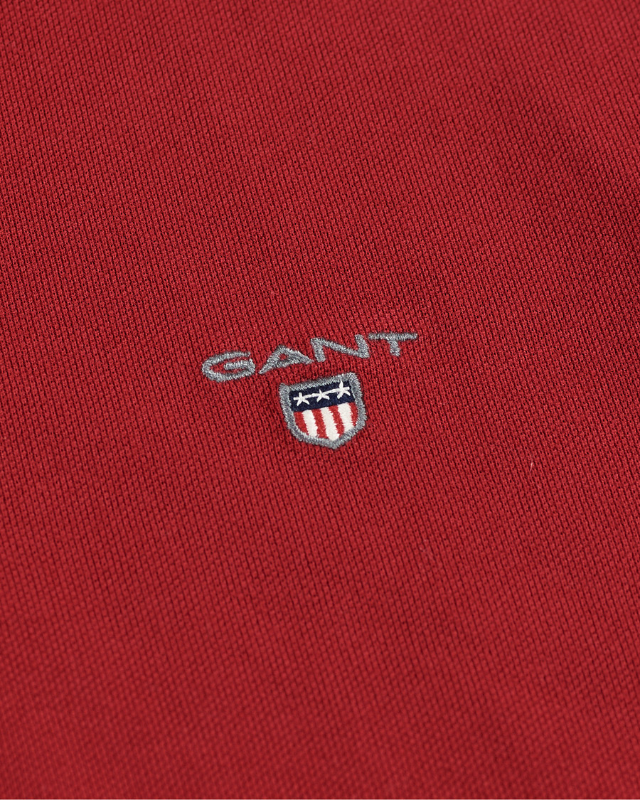Herr | Pikéer | GANT | The Original Polo Mahogany Red