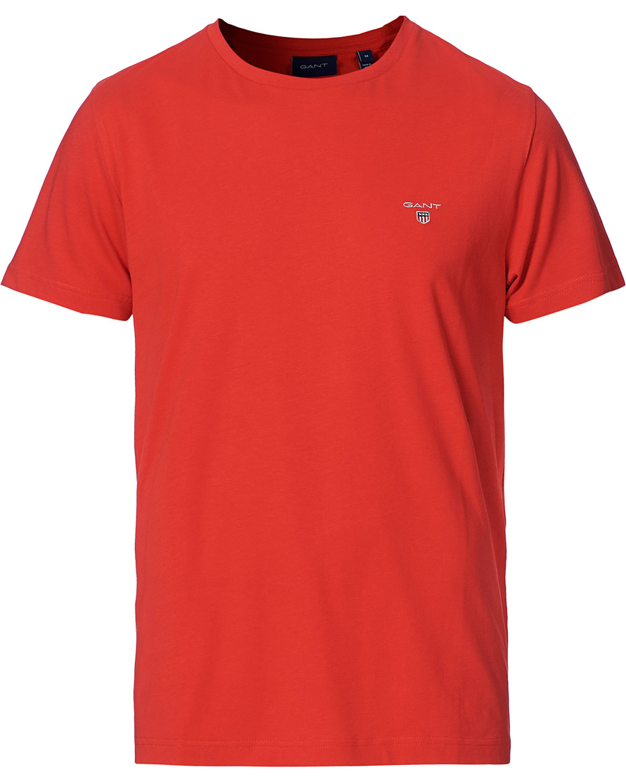 Herr | T-Shirts | GANT | The Original Tee Bright Red