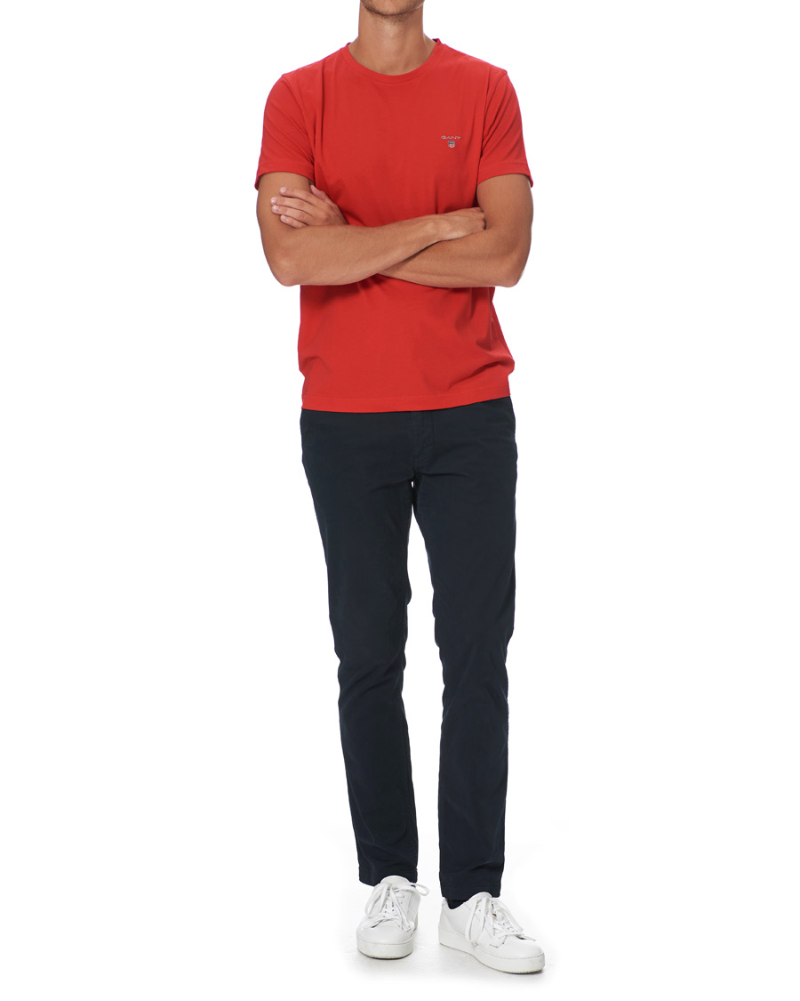 Herr | T-Shirts | GANT | The Original Tee Bright Red