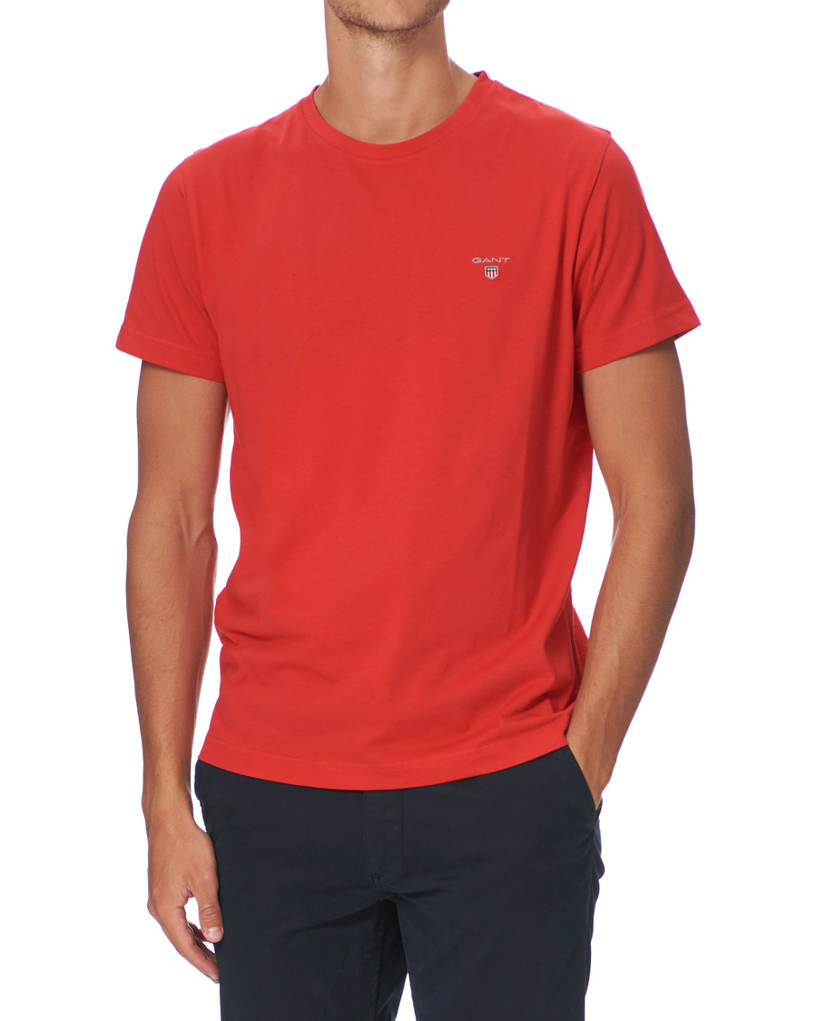 Herr | T-Shirts | GANT | The Original Tee Bright Red