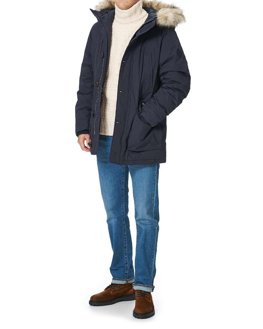 Herr | Jackor | GANT | Winter Parka Evening Blue