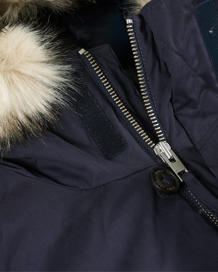 Herr | Jackor | GANT | Winter Parka Evening Blue