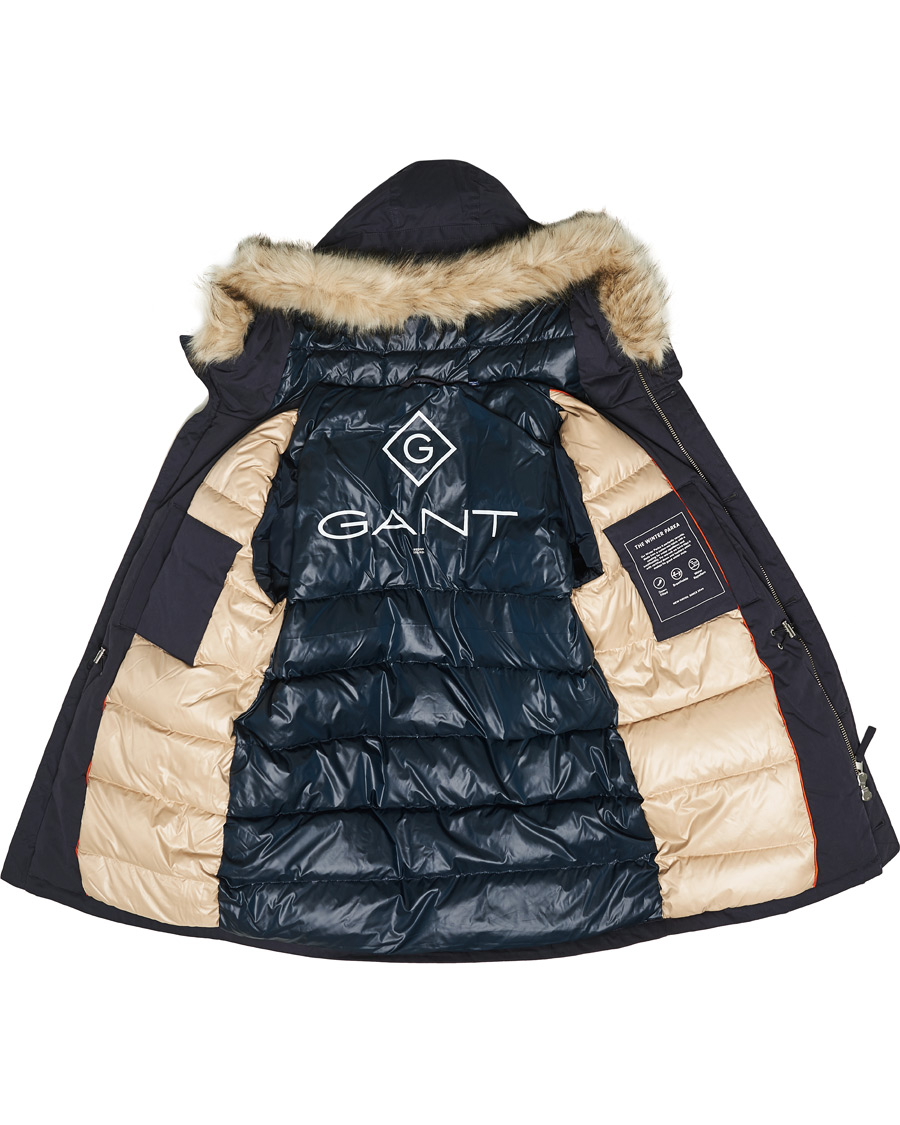 Herr | Jackor | GANT | Winter Parka Evening Blue