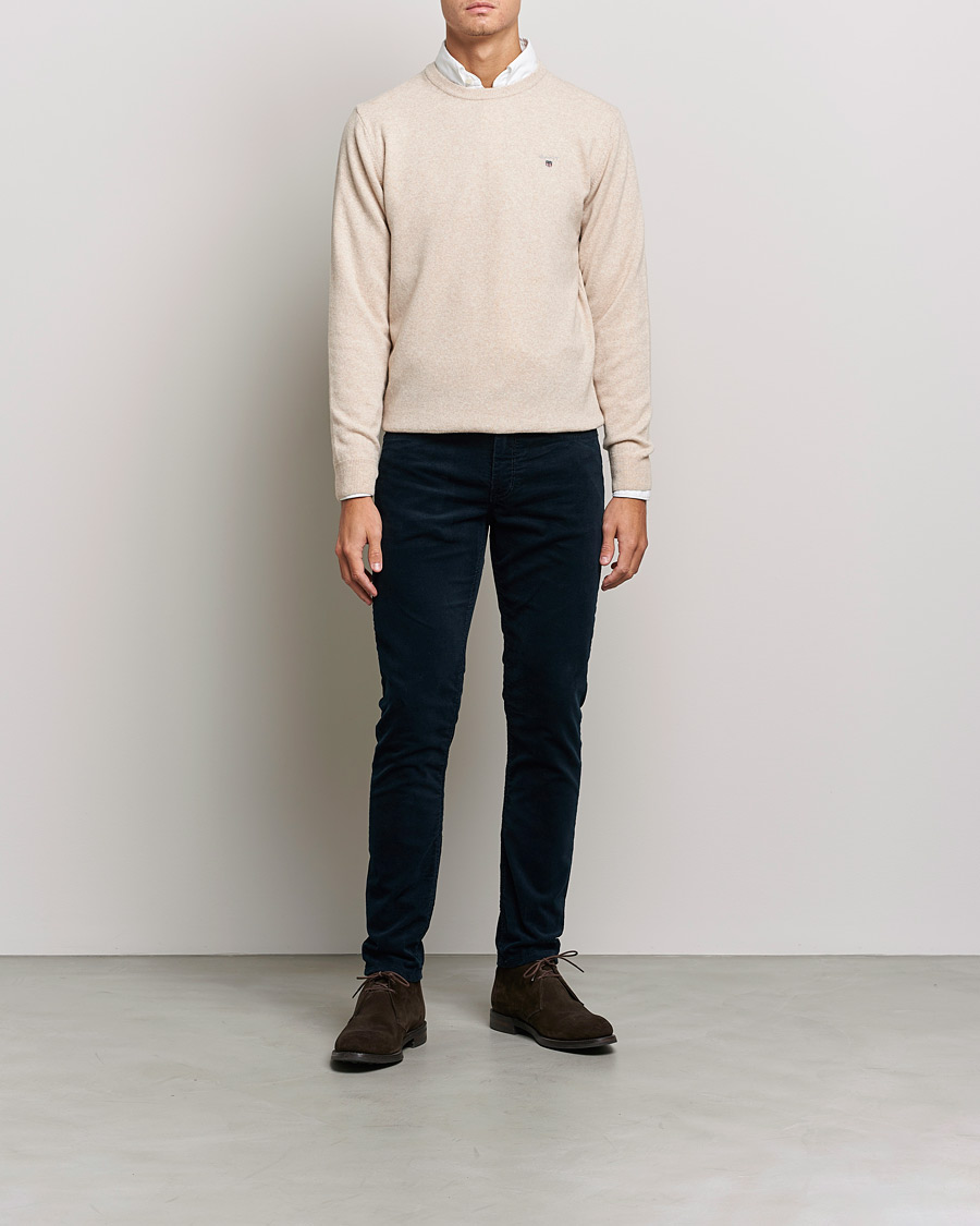 Herr | Byxor | GANT | Hayes Cord Jeans Marine