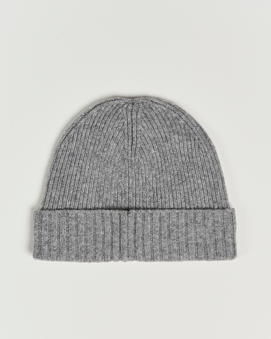Herr | GANT Wool Lined Beanie Dark Grey Melange | GANT | Wool Lined Beanie Dark Grey Melange