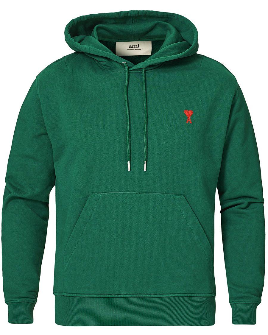 Herr | Tröjor | AMI | Heart Logo Hoodie Green