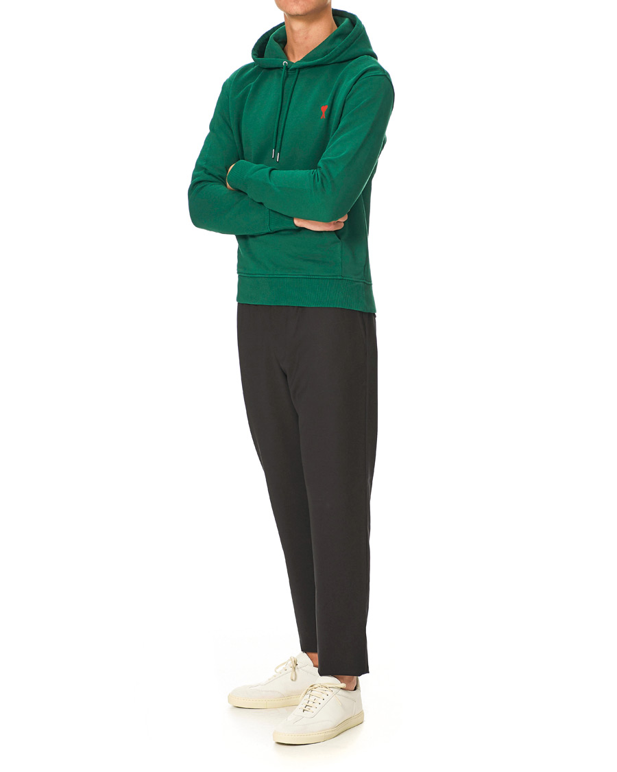 Herr | Tröjor | AMI | Heart Logo Hoodie Green