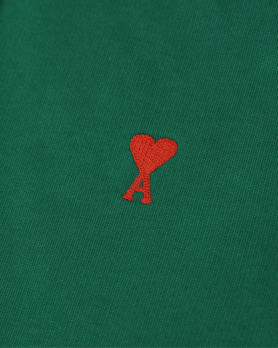 Herr | Tröjor | AMI | Heart Logo Hoodie Green