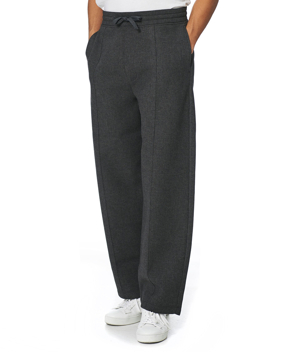Herr | Byxor | AMI | Oversize Joggers Dark Grey Melange